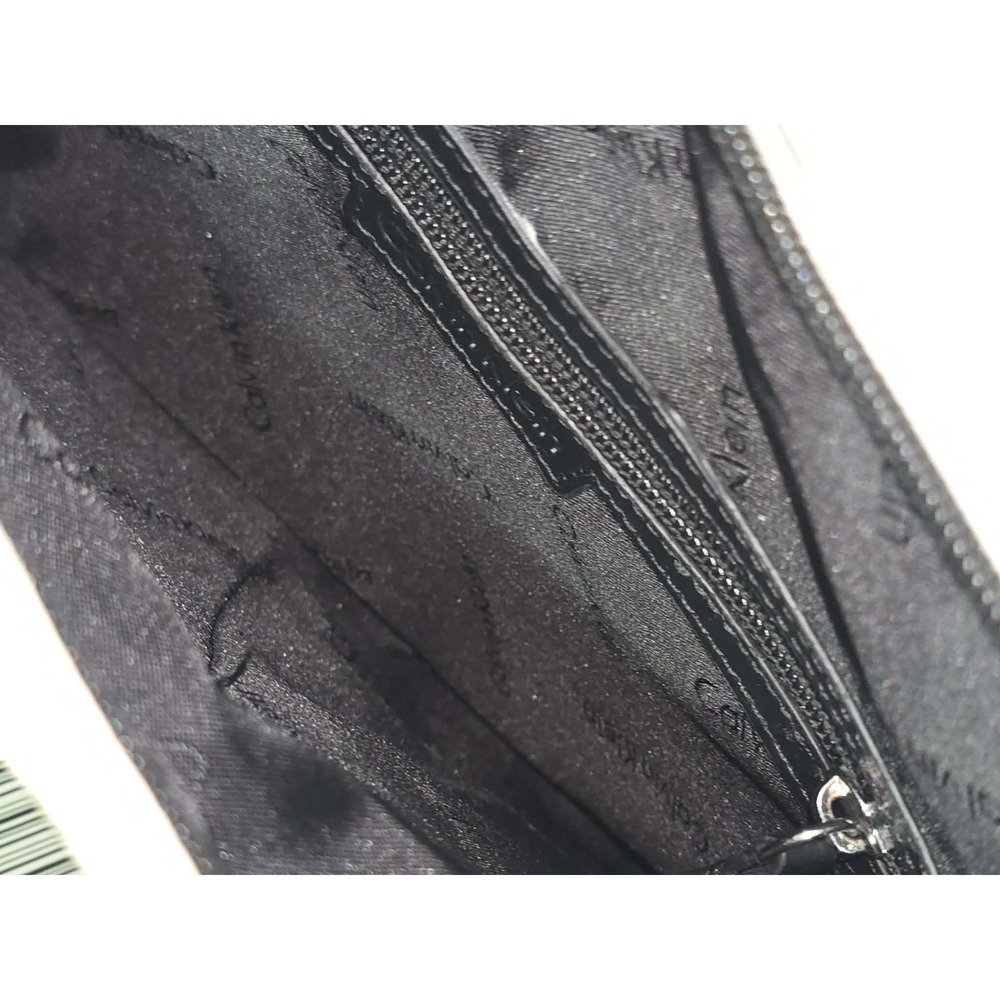 Calvin Klein Crossbody Bag Cream Nylon Multi Zip Pocket Casual GUC - Picture 7 of 8